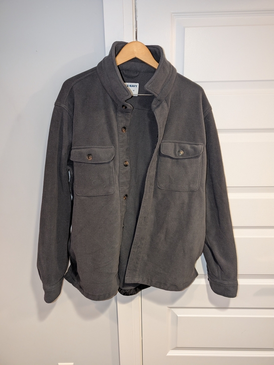 Old Navy Other - Old Navy Charcoal Gray Men's Fleece Jacket